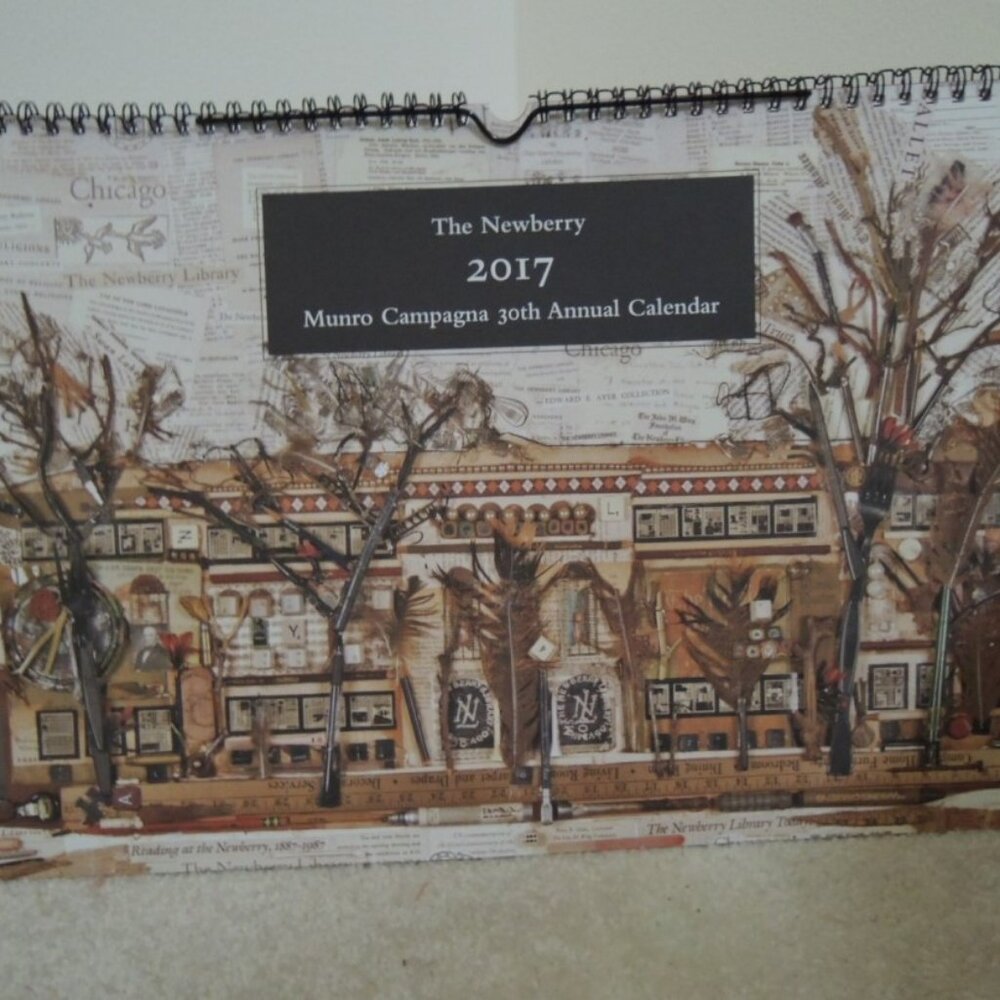 Newberry Library Calendar 30th Anniversary Munro Campagna Chicago IL Promo